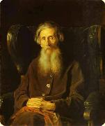 Vasily Perov The Portrait of Vladimir Dal oil painting on canvas